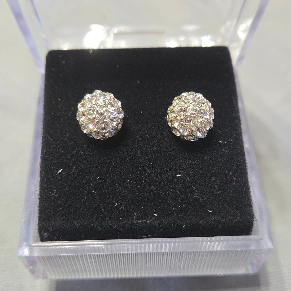 Austrian Crystal Cluster Stud Earrings Surgical Steel Posts